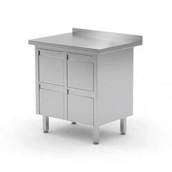 Wall table with four drawers 830 x 600 x 850 mm POLGAST 121086-4 121086-4