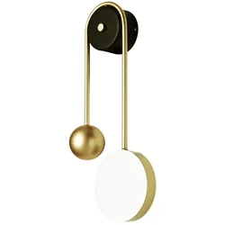 WANDLAMP WANDLAMP APP1474-W GOUD