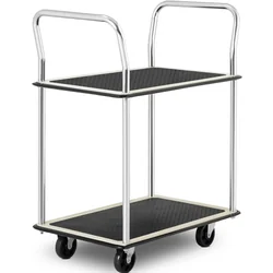 Warehouse cart, 2 shelves, 120kg | MSW-PW-120