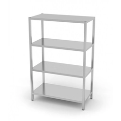 Warehouse shelf, 4 full shelves 1000 x 400 x 1800 mm POLGAST 334104 334104