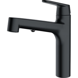 Washbasin faucet Franke Lift, with pull-out shower, black matt