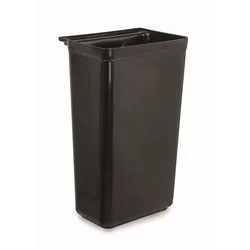 Waste container for service trolley