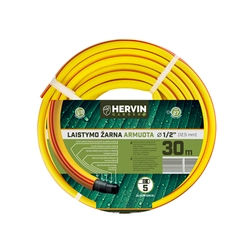 Watering hose HERVIN GARDEN PRO, reinforced,5 sl.,12x15 hmm,(1/2"), 30 m