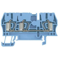 Weidmuller Złączka szynowa 3-przewodowa 2,5mm2 niebieska (1608550000)