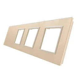 WELAIK čtyřnásobný skleněný panel 0+zás+zás+zás - ivory creme