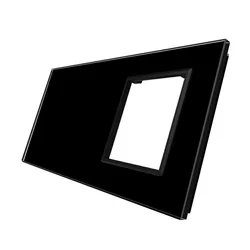 WELAIK double glass panel 0 +back - black