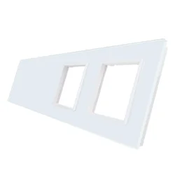 WELAIK poczwórny panel szklany 0+0+zás+zás - biały