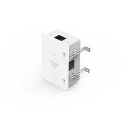 White lightning protection connector box 68.4/regulowana depth