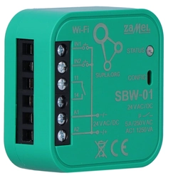 WI-FI gate controller 1-kanałowy bidirectional type:SBW-01, SUPLA