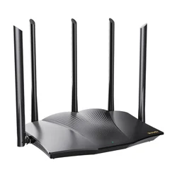 Wi-Fi maršrutētājs 6, DaulBand2.4/5GHz, 574+2402 Mbps, 5x6dBi, 4 x Gigabit — TENDA TND-TX12-PRO-V20