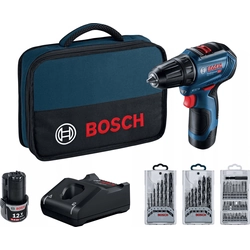 Wiertarko-wkrętarka Bosch GSR 12V-30 12 V 2 x akumulator 2 Ah (06019G9001)