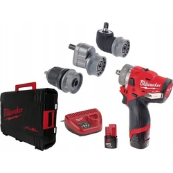 Wiertarko-wkrętarka Milwaukee M12 FPDXKIT-202X 12 V 2 x akumulator 2 Ah