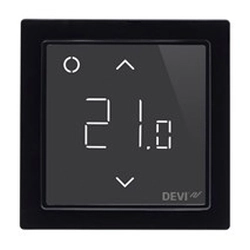 WiFi-Thermostat schwarz mit Display DEVIreg Smart 140F1143