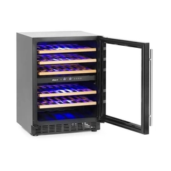 Wine fridge 2-strefowa 46 bottles 154L Hendi 237588