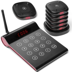 Wireless restaurant paging system with 10 pagers - Hendi 201633