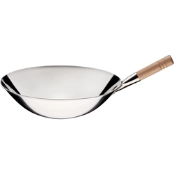 Wok-pannu, kiillotettu teräs, Ø 400 mm