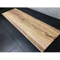 Wood-like stair tiles 100x30 board grooves