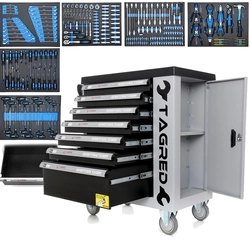 Workshop cabinet, workshop cart with tools Tagred TA212 251EL