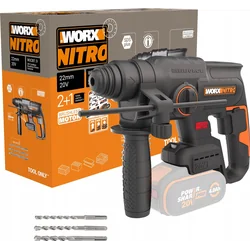 Worx Drill Børsteløs WORX Hammer Drill WX381.9 20V 2,0J