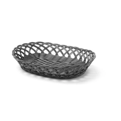 Woven basket, oval, 320x230 mm