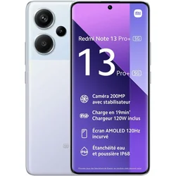 Xiaomi Redmi Note viedtālruņi 13 Pro+ 6,67&quot; Mediatek izmēri 7200 Ultra 8 GB RAM 256 GB Purpura