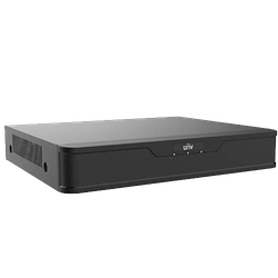 XVR Easy Hybrid-serie, 16 AnalogHD-kanalen 5MP lite + 8 IP-kanalen max. 8MP, Audio via coaxiaal, H.265 - UNV XVR301-16G3