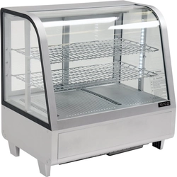 YATO adjustable refrigerated display case with capacity 100L silver 68x45x67cm Yato YG-05022