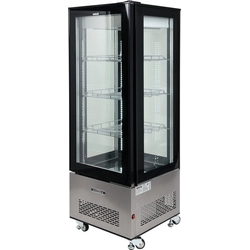 YATO brīvi stāvoša ledusskapja vitrīna ar ietilpību 400L 65x65x190cm Yato YG-05068