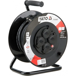 Yato Удължителен кабел 30m/4 гнезда 230V H05RR-F 3x1,5m2 (YT-81053)