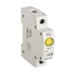 Yellow modular signal lamp TH35 Ideal Kanlux KLI-Y 23322