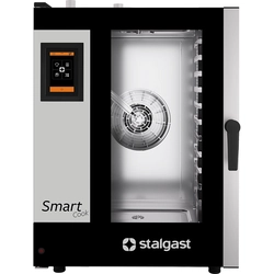 Yhdistelmähöyrystin, STALGAST SmartCook, kosketus, kaasu, 11xGN2/1, P 28 kW