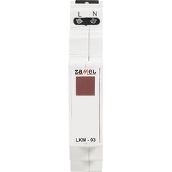 Zamel Indicatore di alimentazione 230V LED rosso LKM-03-10 (EXT10000044)