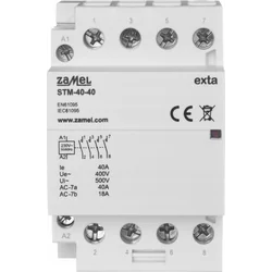 Zamel Modulaarinen asennuskontaktori 40A 4xZ 230V AC-tyyppi: STM-40-40 EXT10000296