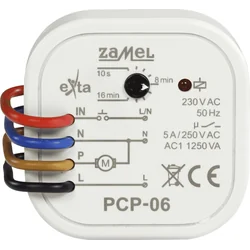 Zamel time relay to control a bathroom fan 5A 230VAC PCP-06 (EXT10000263)