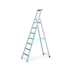 Zarges eenzijdig beloopbare platformladder 7 graden | Podiumhoogte: 1,85 m | Aluminium