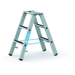 Zarges two-sided standing ladder 2 x 3 degrees | 0,88 m | Aluminum