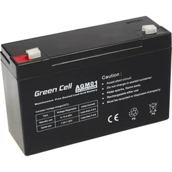 Zelena baterija 6V/12Ah (AGM01)