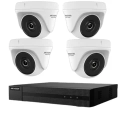 Zestaw do monitoringu Hikvision Seria HiWatch Kamery 4 2 Megapiksele Podczerwień 20M DVR 4 kanałów