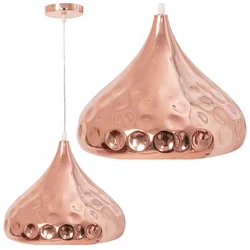 Zrcalna stropna lampa APP270-1CP Rose Gold