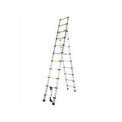 Ztrust telescopic two-part combi ladder 2 x 11 degrees | 2,6 m | Aluminum