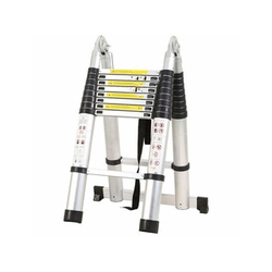 Ztrust tweedelige telescopische multifunctionele ladder 2 x 9 graden | 5,6 m | Aluminium