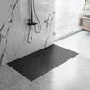 Rea Bazalt Long black rectangular shower tray 80x100- Additionally 5% discount with code REA5