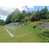 Ground-mounted photovoltaic structure with 14 panels