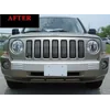 07-13 JEEP PATRIOT - Chrome strips, chrome grill