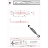 Double-sided tension bolt M10 L-260 GALVANIZED STEEL