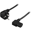 DELTACO kabelis CEE 7/7 į IEC 60320 C13 , max 250V / 10A, 5m, juodas DEL-111B