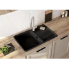 1-komorowy sink with drainer Deante Momi nero Additionally 5% DISCOUNT with code DEANTE5