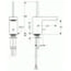 1-otworowa GLANCE IDEAL washbasin tap