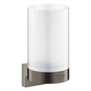 Grohe Selection - Glass / soap dish holder, brushed Hard Graphite, 41027AL0