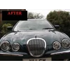 1999-2008 JAGUAR S-TYPE S TYPE - Baguettes chromées sur la calandre, chrome sur la calandre